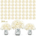 Auihiay 304Pcs Hydrangea Artificial Flowers Bulk, Silk Hydrangeas Flowers | by Auihiay