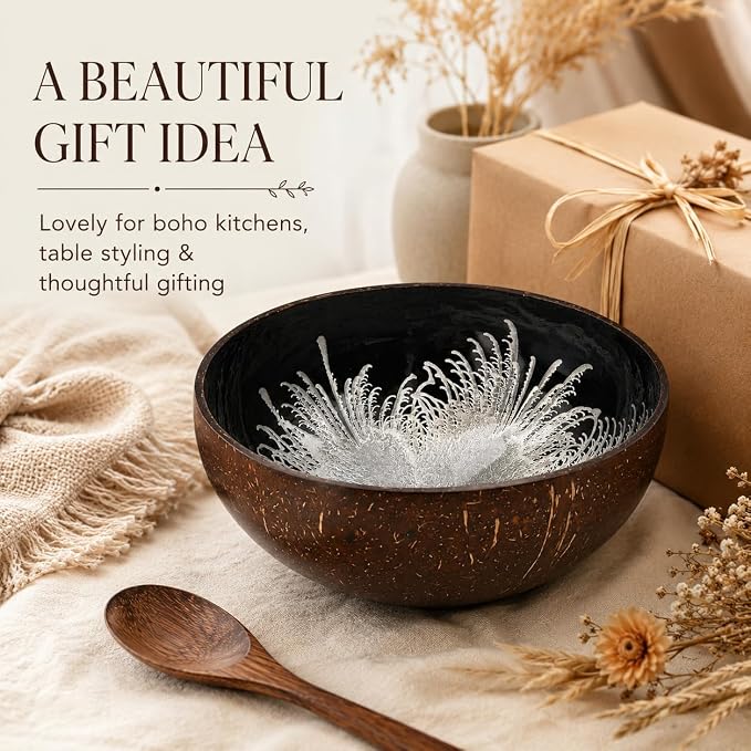 Natural Coconut Bowl Key Decorative - Image 5