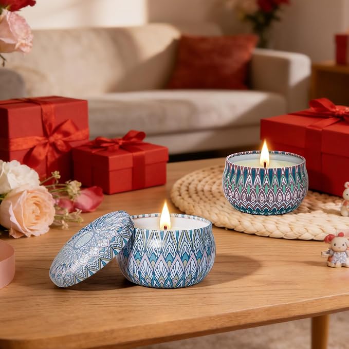 Scented Candles Gift Set, 12 Pack Aromatherapy Candles - Image 3