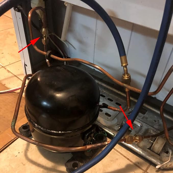 2-Pack 1/4 and 3/8 Inch AC Copper Pipe Extension Connectors | Includes 2 union - Image 6