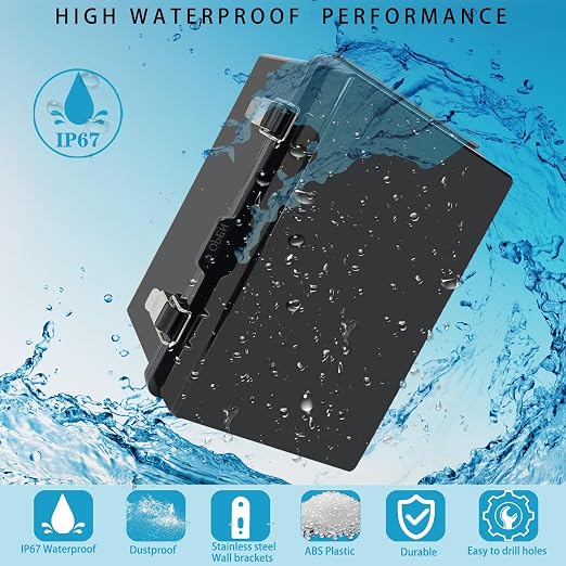 Outdoor Waterproof Electrical Box Junction Box Weatherproof IP67 ABS Plastic - Image 2