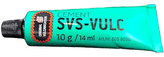 1 Tube of Rema SVS-Vulc Tube Patch Vulcanizing Cement 10 Gram by Rema+Tip+Top