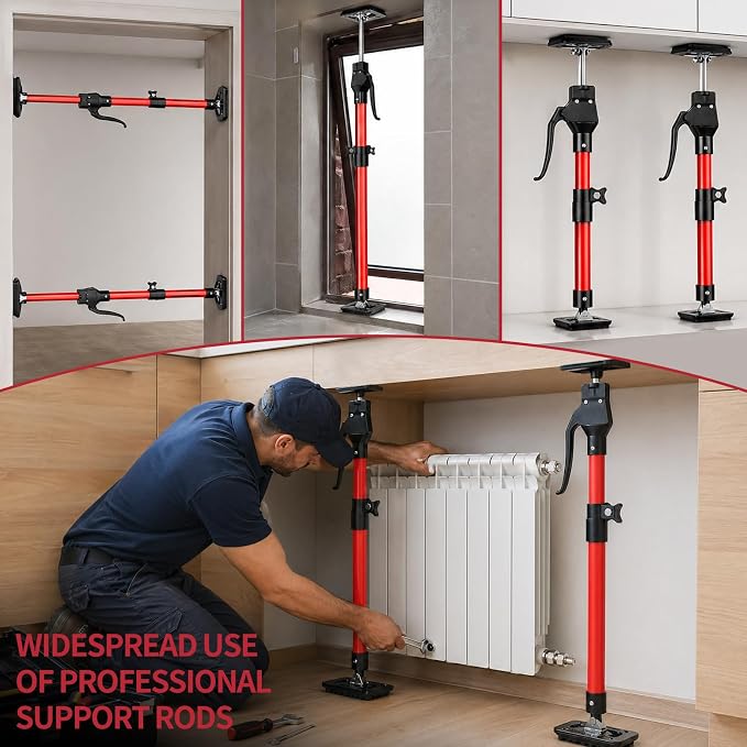 Cabinet Jacks for Installing Cabinets, 23.6'' to 45.3'' Adjustable Support Pole - Image 8