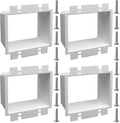 2-Gang BE2 Non-Metallic Electrical Power Outlet Box Extender, Fire Rated by XGGYA