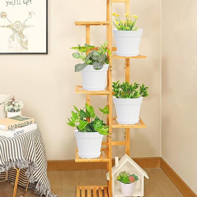 20 Pack 6 inch Plant pots, planters - Image 6