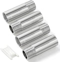 4pcs Thickened Nipple Cast Pipe 1/4" MNPT x 1/4" FNPT by TAISHER