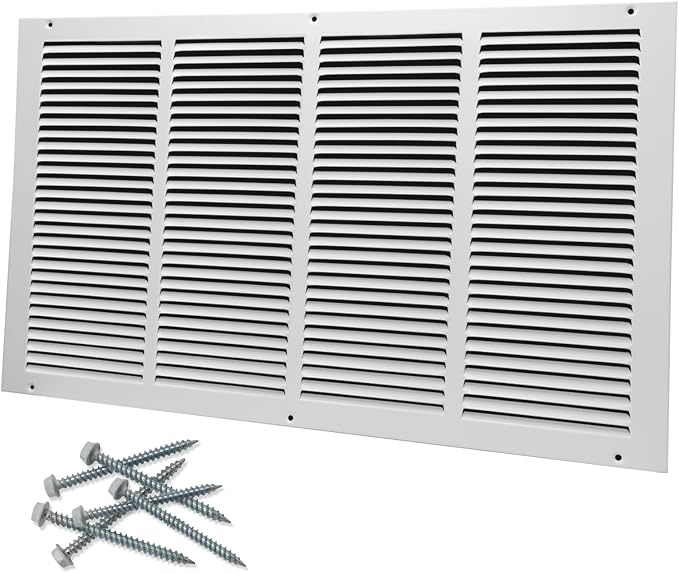 Howeall 24"W x 14"H Steel Return Air Grille, Air Return Vent Cover by Howeall