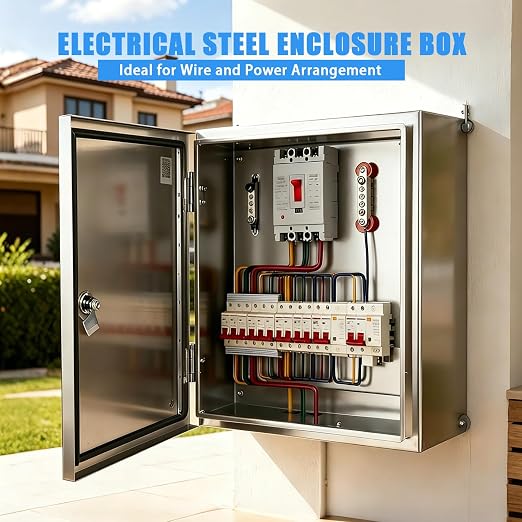 Electrical Enclosure 24x24x12, 304 Stainless Steel Enclosure IP66 Waterproof - Image 6
