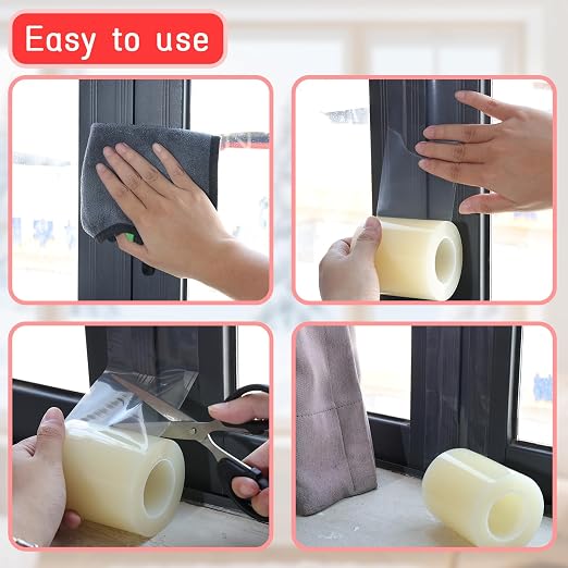 Window Sealing Tape, Window AC Insulation Tape, 3 Inch x 99 FT | Waterproof - Image 5