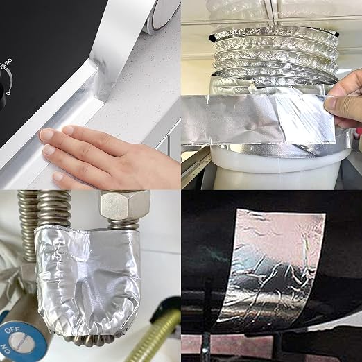 Romeda Aluminum Foil Tape, 2 inch x 65 Feet Foil Tape, High Temperature Heavy - Image 7