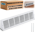 Honeydak 1 Pack Baseboard Register Vent Covers 30" x 8" Duct Opening by Honeydak