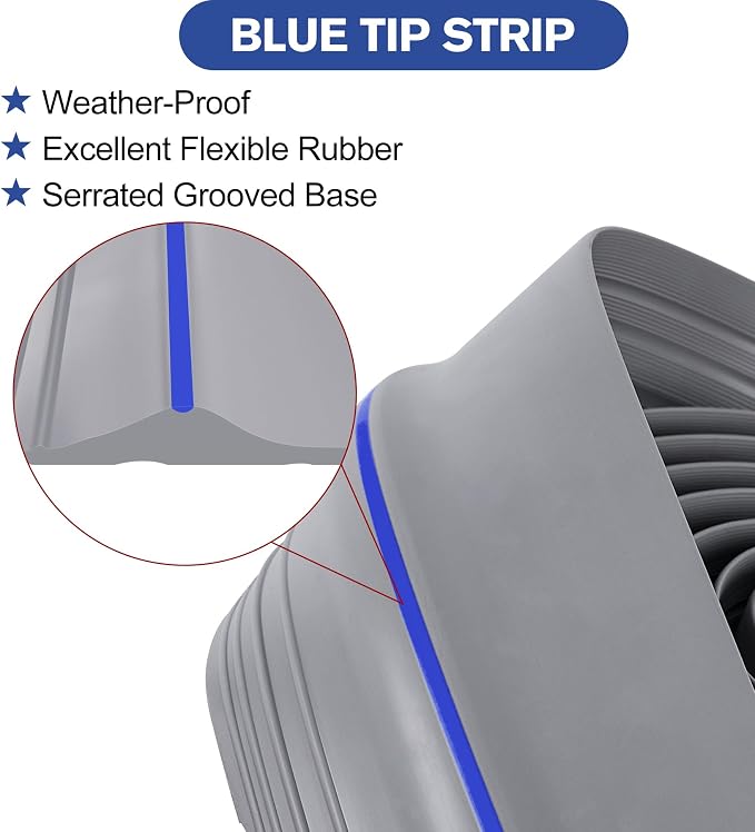 ToLanbbt 10Ft/3.05M Universal Garage Threshold Seal Strip - Image 4