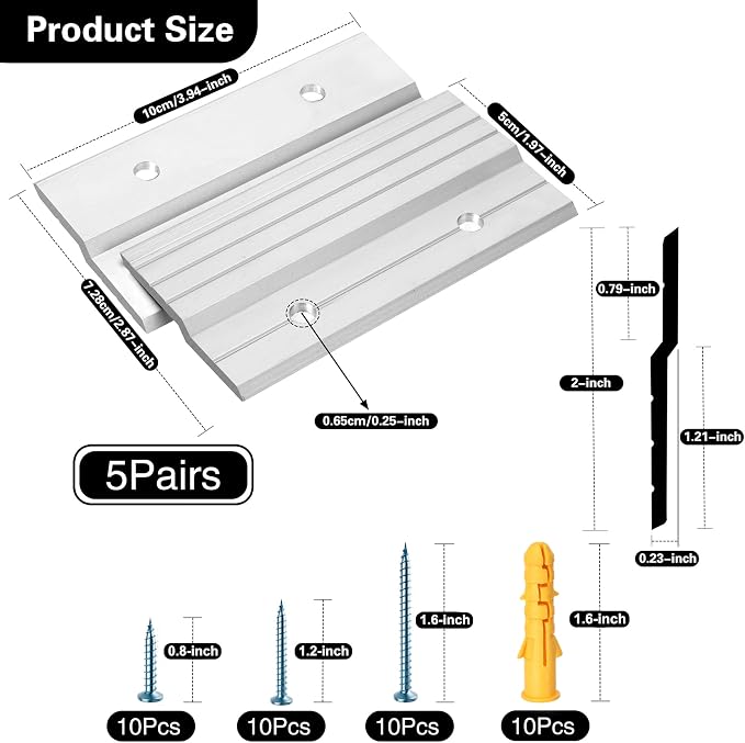 French Cleat Picture Hanger, Art Frames - Image 2