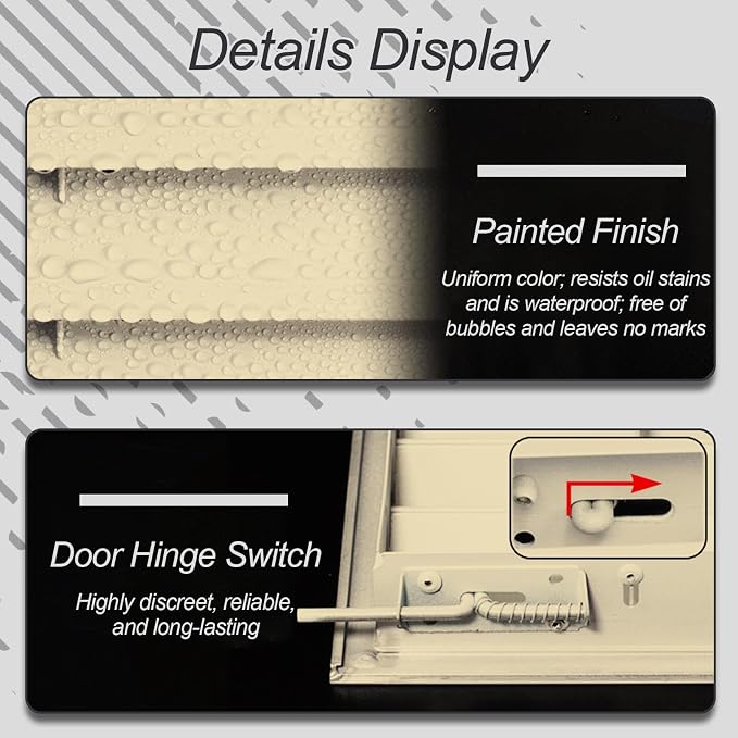 Yellow Air Return Grille, Aluminum Access Panel - Image 5