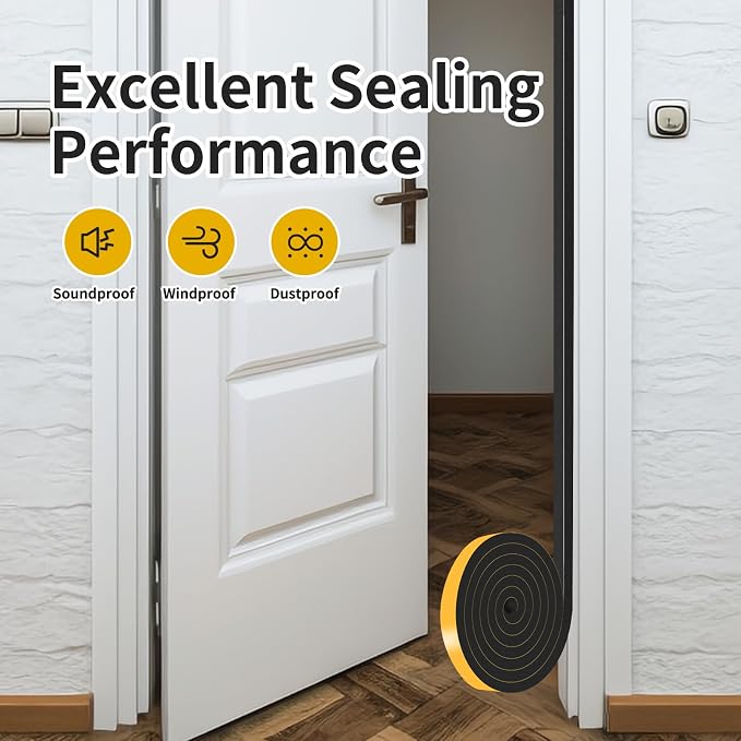 High Density CR Door Seal, for Door and Window, 3/4 in x 3/4 in x 13Ft | Air - Image 7