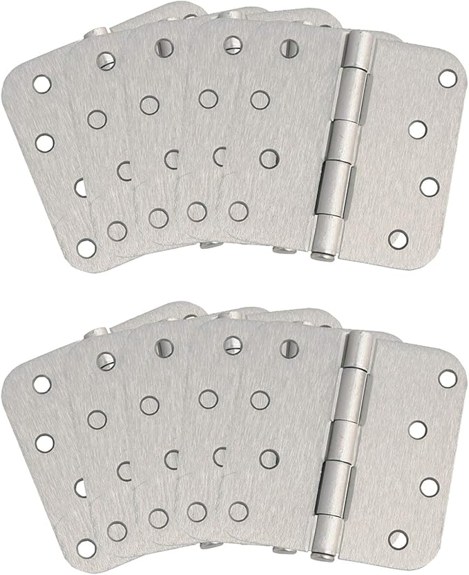 Design House Interior Door Hinge, Satin Nickel | 5/8" Radius, Traditional by DesignHouse
