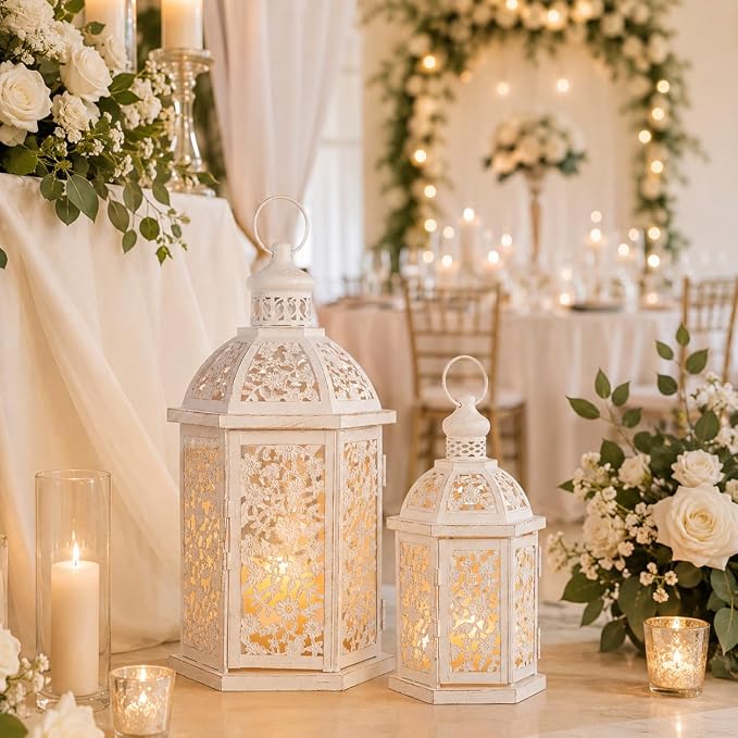 Lanterns Decorative Outdoor&Indoor, Candle Holder - Image 3