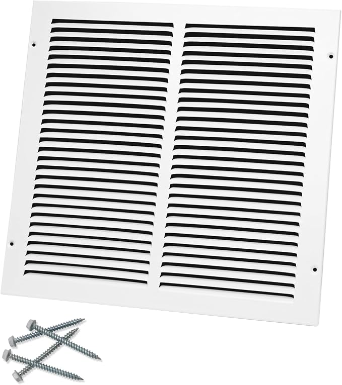 Howeall 14"W x 14"H Steel Return Air Grille, Air Return Vent Cover by Howeall
