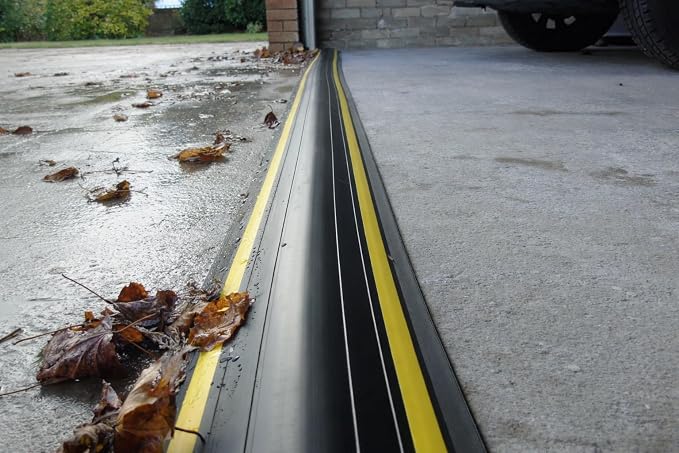 1 ½" High Garage Door Flood Barrier Threshold Seal Kit | Flexible PVC | - Image 4