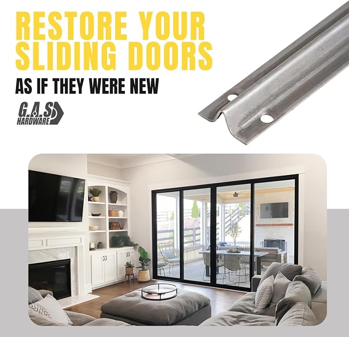 Screw on Track Cover for Sliding Patio Glass Doors | Fix and Repair Sliding - Image 5