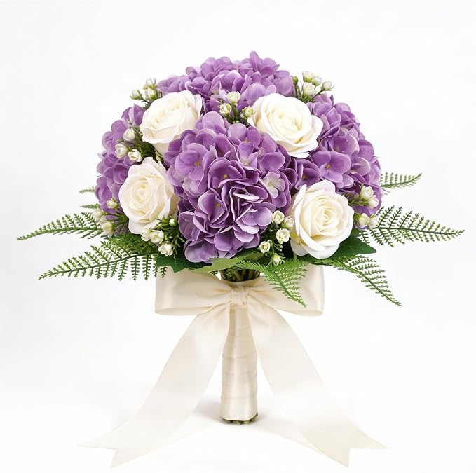 Kimura's Cabin 6Pcs Artificial Hydrangeas Flower Silk Fake Flowers, Wedding - Image 9