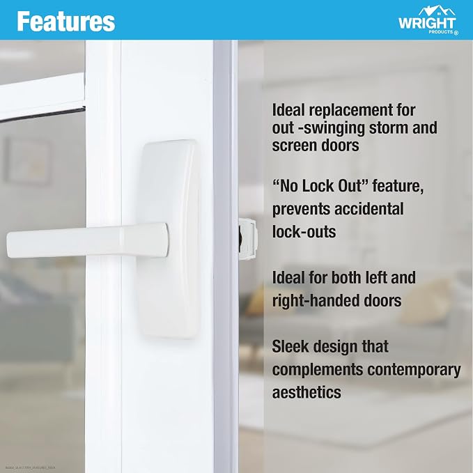Wright Products Contemporary Lever Latch - Image 4