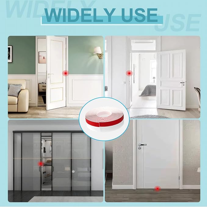 New Thickened Upgraded 2Inch x 10FT Door Weather Stripping, Extra Thick 1mm - Image 4