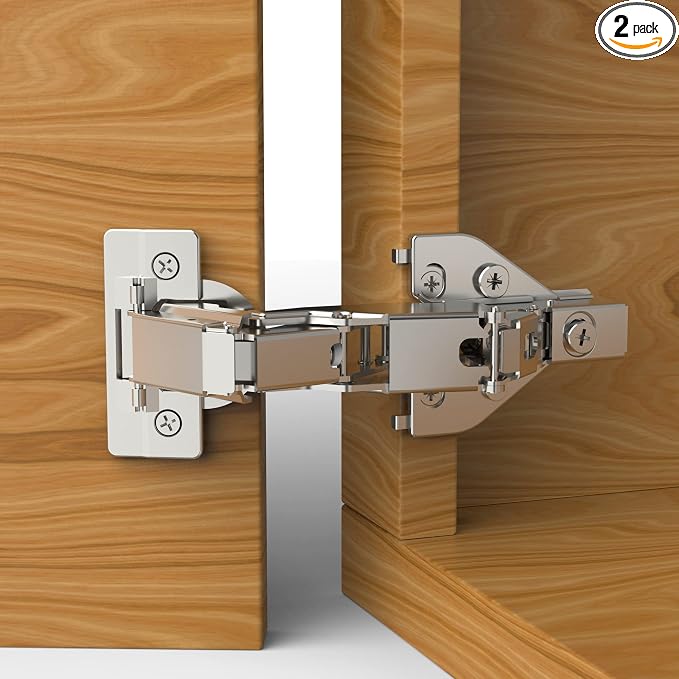 Furniware 2 Pack 1 Pair 165 Degree Lazy Susan Hinges Full Overlay Concealed by FURNIWARE
