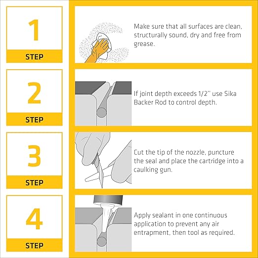 Sikaflex Mortar Fix, Polyurethane sealant - Image 5