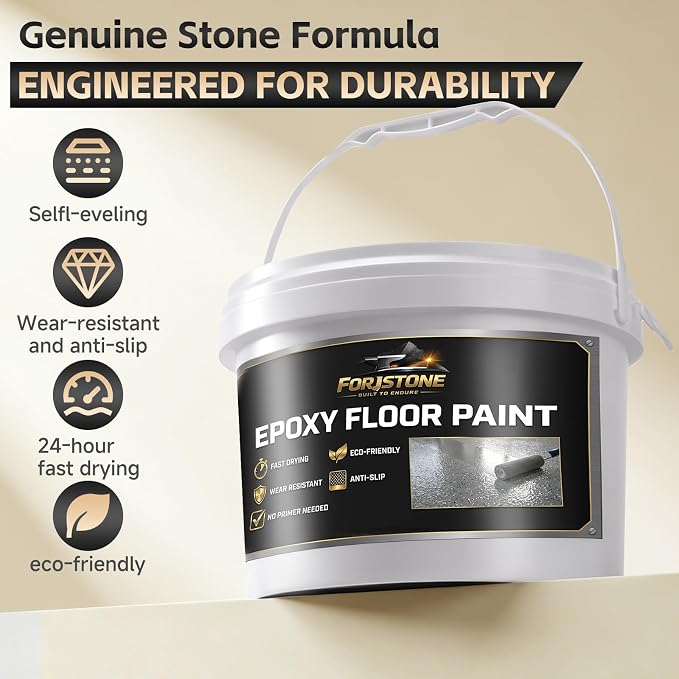 Epoxy Colored Sand Floor Paint Self Leveling - Image 2
