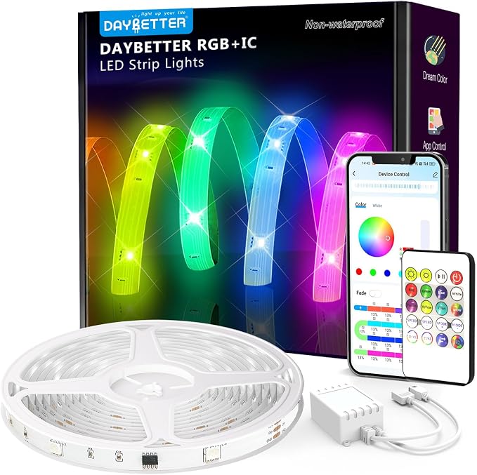 DAYBETTER Smart IC LED Strip Lights, BGRIC LED Lights by DAYBETTER