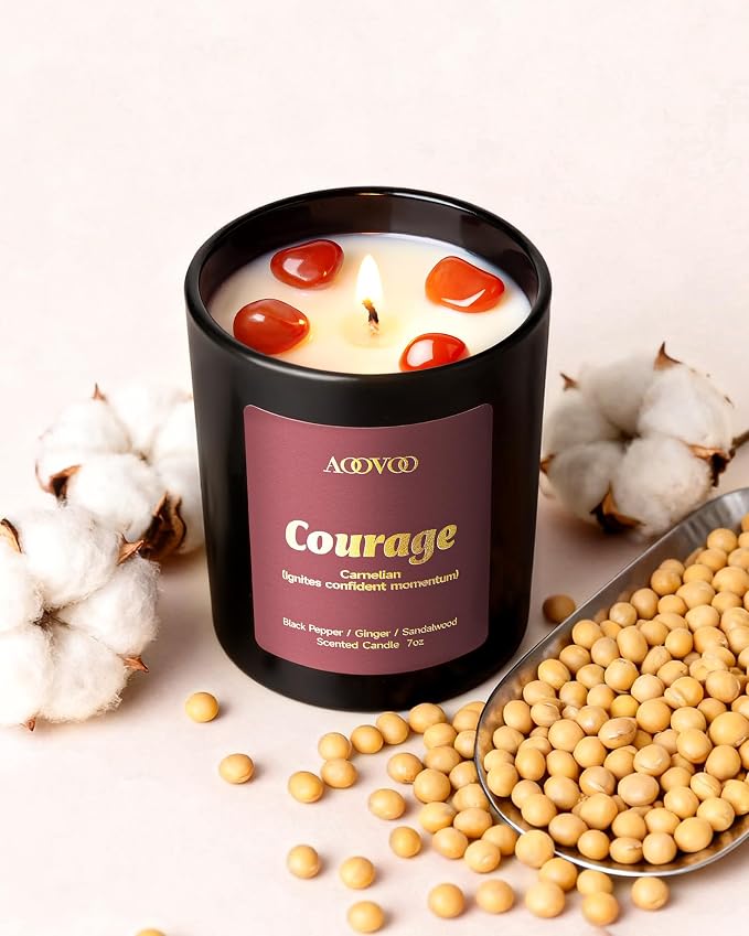 AOOVOO Crystal HEAL Candles Set - Image 4