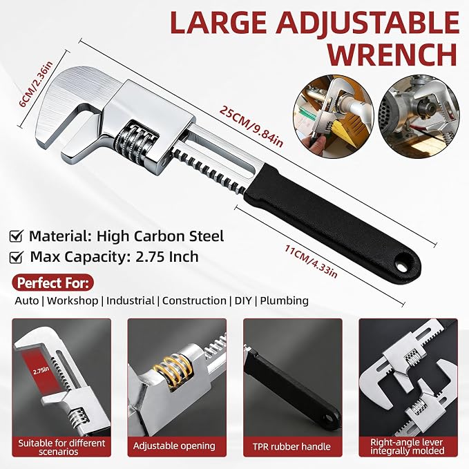 39PCS Plumbing Tool and Sink Wrench Set, Faucet tool - Image 6