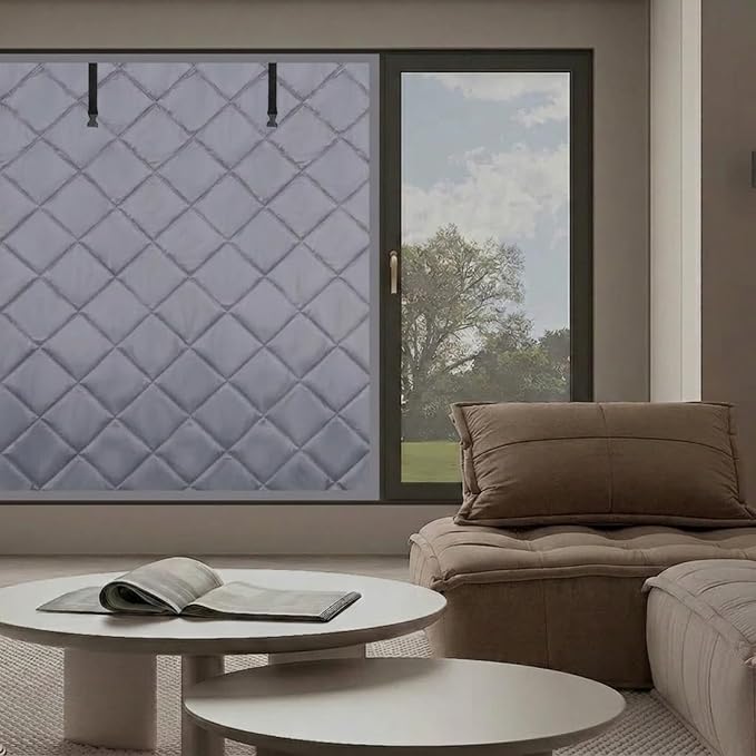 Winter Insulated Window Cover-Oxford Thermal Insulated Home Window Blanket | 3 by LXHGVKHJ