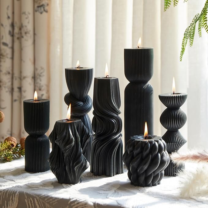 7-Pack Pillar Candles - Image 6
