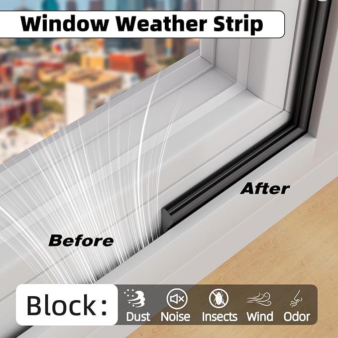 196" Wedge Weather Stripping Door Seal Strip - Image 4