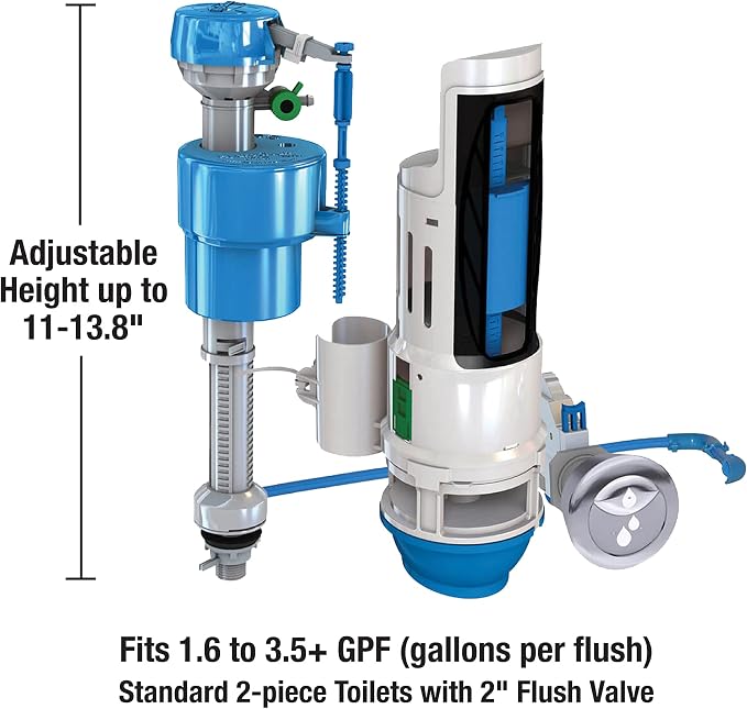 Danco HydroRight Water-Saving Toilet Repair Kit, Dual Flush - Image 3