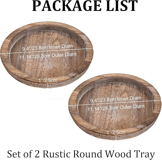 Hanobe Wooden Coffee Table Trays - Image 8
