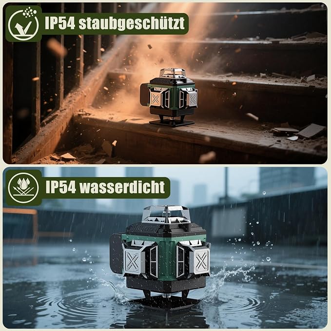 16 Lines Laser 360 Level Self Leveling, 130Ft 4x360° Green Cross Line laser - Image 8