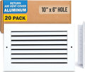 Fits 10x6 Hole | Aluminum Return Air Grille by Handua | Vent Cover Grill by Handua