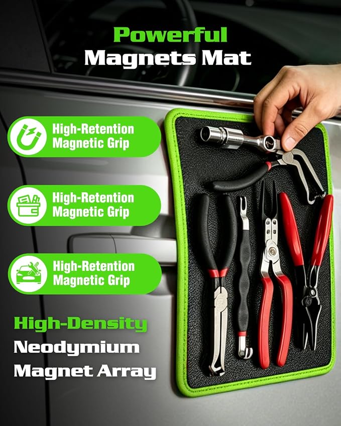Magnetic Tool Mat & Holder | 12.8"x9.8" Flexible Magnetic Tray - Image 8