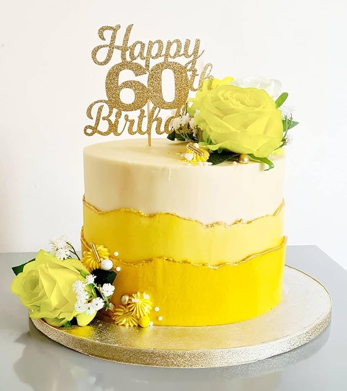FACINOC Roses Artificial Flowers Yellow Bouquet Fake Flower Bulk Box Set | DIY - Image 5