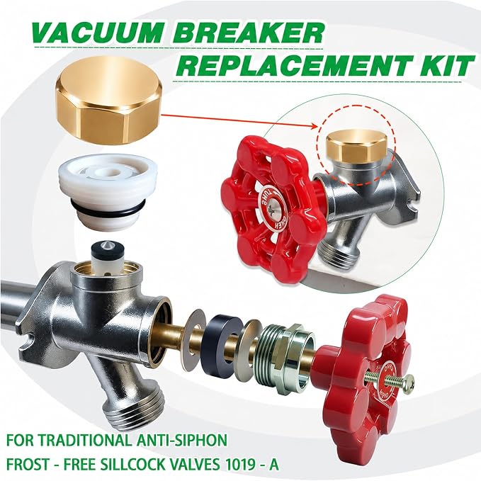 Gold Metal ASSE 1019-A Vacuum Breaker Check Valve Repair Kit, Anti-Siphon - Image 3
