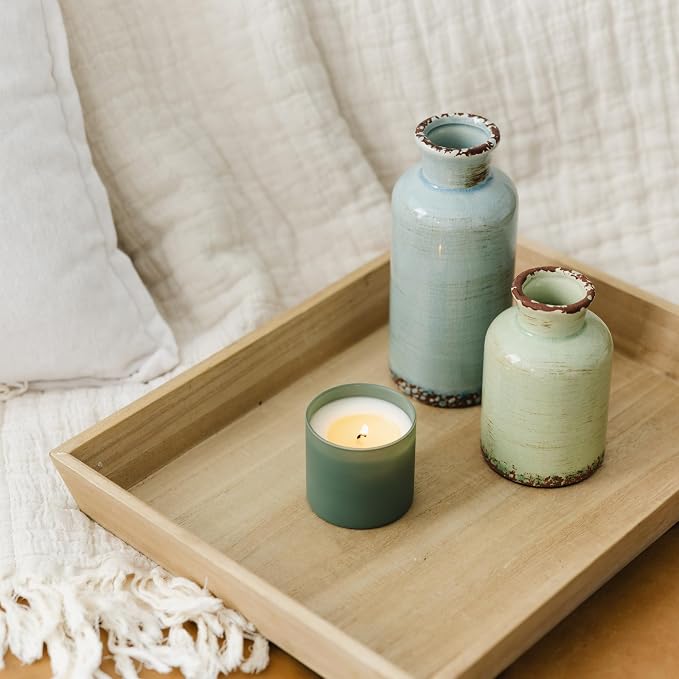 Dignity Series Evergreen & Eucalyptus Bourbon Scented Candle | 35 Hour Burn - Image 4