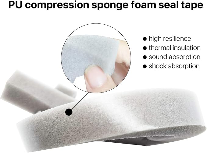 Air Conditioner Foam-2 Rolls, 1 Inch Wide X 3/4 Inch Thick, 13Ft | Open Cell AC - Image 4