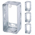4 Pack - 4x2” Rectangle Steel Outlet Box Extension Ring| 1-7/8" Deep Box by OhLectric