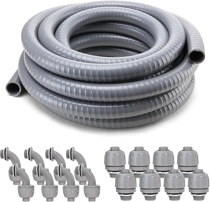 DWALE Liquid-Tight Conduit and Connector Kit, Flexible Non Metallic Liquid by DWALE