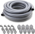 DWALE Liquid-Tight Conduit and Connector Kit, Flexible Non Metallic Liquid by DWALE
