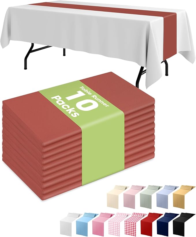 Pureegg Terracotta Plastic Table Runners by Pureegg