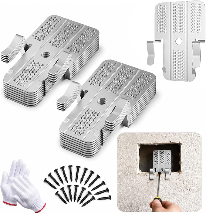 10 Pack Drywall Repair Clips Kit, 1/2 inch Drywall Fastener Clip by Unknown